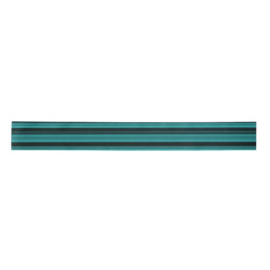 Blauwgroen zwarte strepen lint (Voorkant)