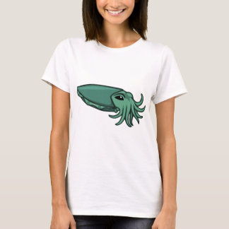 Blauwgroen zwemverklikvis t-shirt