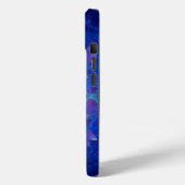 Blauwgroene kleurstof Case-Mate iPhone case (Achterkant / Links)
