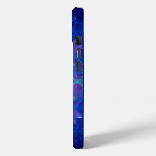 Blauwgroene kleurstof Case-Mate iPhone case (Achterkant / Links)