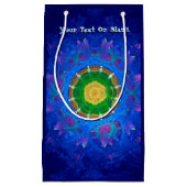 Blauwgroene kleurstof klein cadeauzakje (Voorkant)