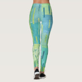 Blauwgroene Leggings #3 (Achterkant)