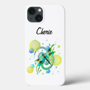 Blauwgroene Libellen iPhone 13 Hoesje