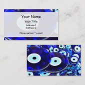 Blauwgroene ogen visitekaartje (Voorkant / Achterkant)