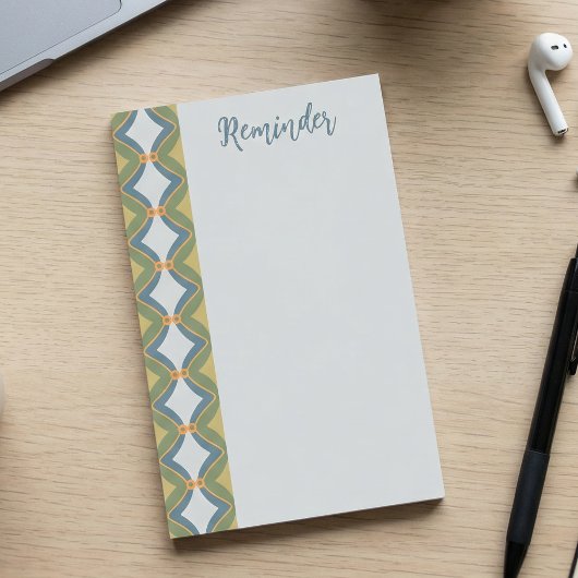 Blauwgroene Retro Post-it® Notes