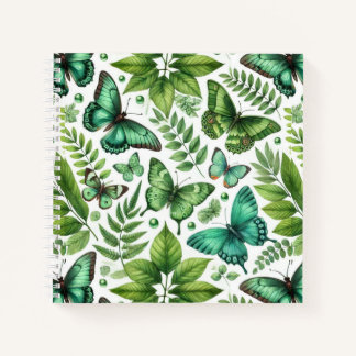 Blauwgroene Vlinders Notitieboek