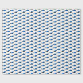 Blauwhaaienpakpapier Cadeaupapier (Vlak)