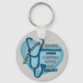 Blauwhart Ophthalmic Nurse Sleutelhanger (Voorkant)