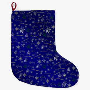 blauwhelm kerstmis grote kerstsok