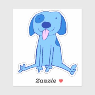 Blauwhond Jefferson (Blue Dog Democraat) Sticker