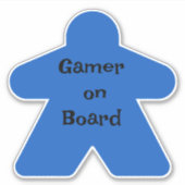 Blauwkeel Sticker (Voorkant)