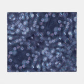 Blauwkeh-lampjes Fleece Deken (Voorkant (Horizontaal))