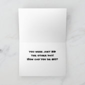 BLAUWKOERS **60e ZWAARDAG** HUMOR Kaart (Binnen)