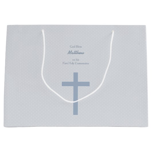 Blauwkruis van de gemeente large cadeauzakje (Voorkant)