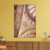 Blauwmoskeeplafond Canvas Afdruk (Insitu (Woonkamer))