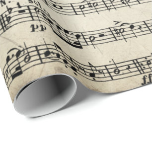 Blauwmuziek op papier