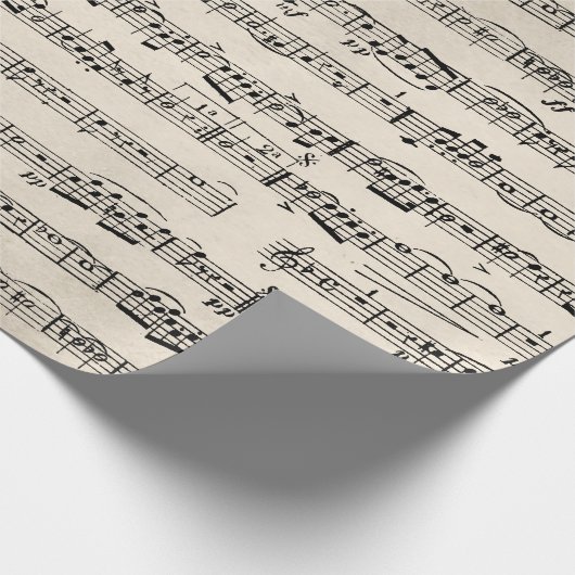 Blauwmuziek op  papier (Hoek)