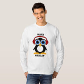 blauwmuziek t-shirt (Voorkant volledig)