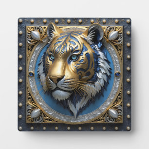 blauwogige tijger fotoplaat