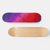 Blauwrode ombre skateboard (Horizontaal)