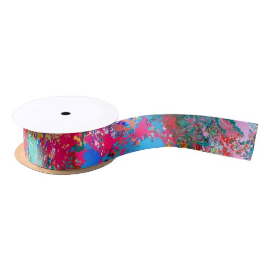 Blauwrood-gele groene roze Blauwgroen schouderontt Lint (Spoel)