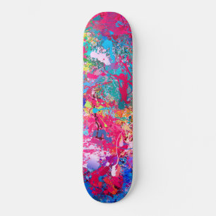 Blauwrood-gele groene roze Blauwgroen schouderontt Skateboard