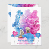 Blauwroze roken koppel sekse openbaring (Voorkant / Achterkant)