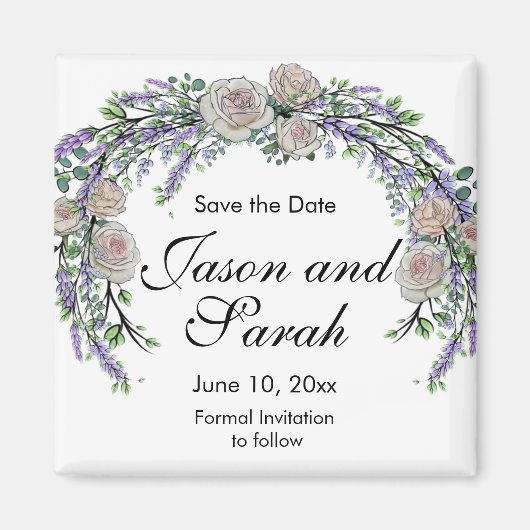 Blauwroze roze witte eucalyptus roze magnet magneet (Voorkant)