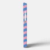 Blauwschotel Bevrokken Orchidee Chevrons Case-Mate iPhone Case (Achterkant / Links)