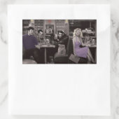 Blauwschotel Rechthoekige Sticker (Tas)