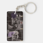 Blauwschotel Sleutelhanger (achterkant)