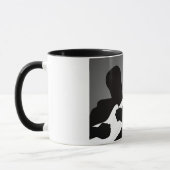 Blauwspelersilhouet met spotlight mok (Links)