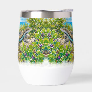 Blauwstaart Hagedis Wijn Tumbler