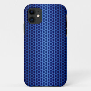 Blauwstalen metalen gat iPhone 11 hoesje