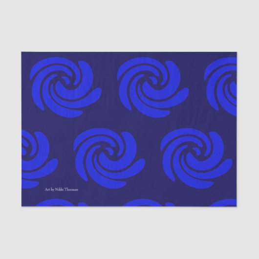 Blauwstalen papier (Voorkant)