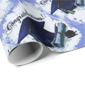 Blauwstudiepapier Cadeaupapier (Rol Hoek)