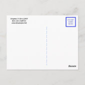 Blauwte in het Briefkaart Night (Achterkant)