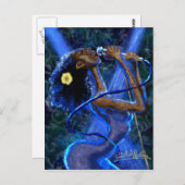 Blauwte in het Briefkaart Rhapsodie (Voorkant / Achterkant)