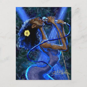 Blauwte in het Briefkaart Rhapsodie