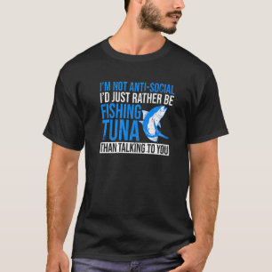 Blauwvin Tonijn Visvangst Citaat voor een Tonijn V T-shirt