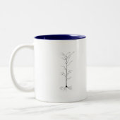 blauwvintonijn tweekleurige koffiemok (Links)