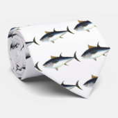 Blauwvintonijnillustratie Stropdas (Opgerold)