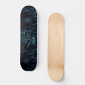 Blauwvlakkig ontwerp skateboard (Voorkant)
