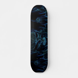 Blauwvlakkig ontwerp skateboard