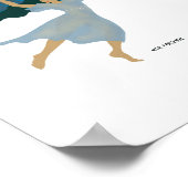 Blauwvliegenenschilderij van TR Forsman Poster (Hoek)