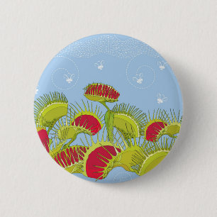 blauwvliegenval ronde button 5,7 cm