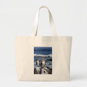 Blauwvoetboeien op de Galapagos-eilanden Grote Tote Bag