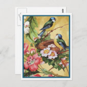 blauwvogel 7 briefkaart (Voorkant / Achterkant)