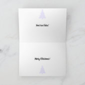 Blauwvogel bij kerstmis Sjabloon (Binnen)