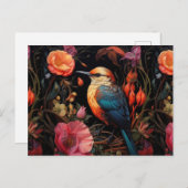 Blauwvogel Briefkaart (Voorkant / Achterkant)